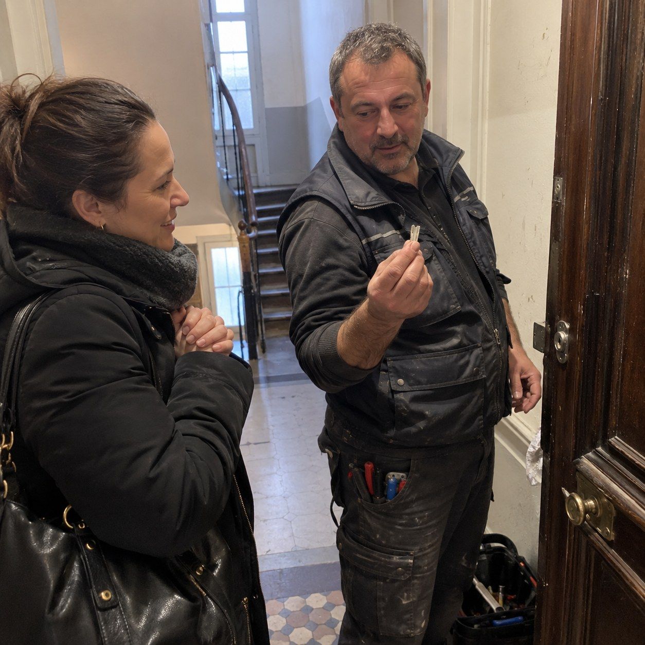 UNE Clef en intervention à Auvers-sur-Oise